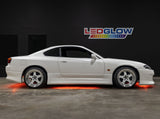 Orange LED Flexible Slimline Car Underbody Lighting Kit