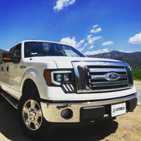 09-14 Ford F150 NOVA-Series LED Projector Headlights Chrome - Backordered