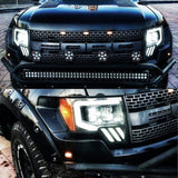 09-14 Ford F150 NOVA-Series LED Projector Headlights Black