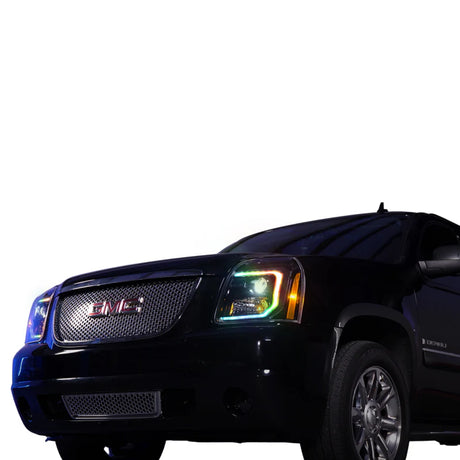 GMC Yukon/Yukon XL: Multicolor Flow Series Headlights (2007-2014) | XB Hybrid Morimoto