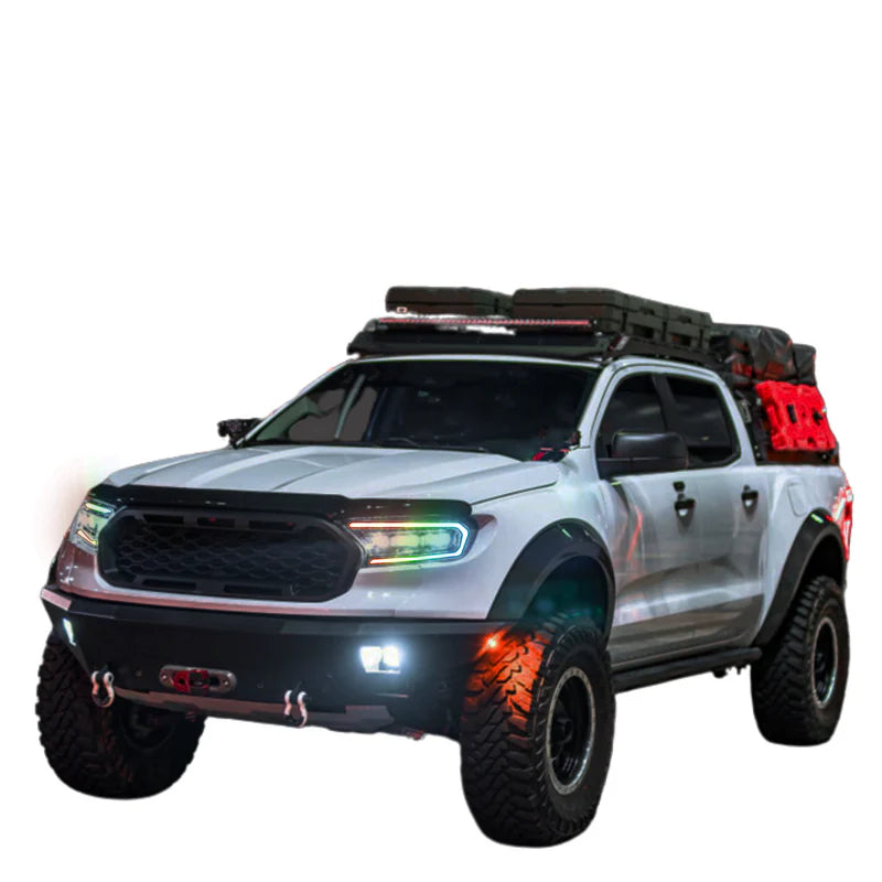 Ford Ranger: Multicolor Flow Series Headlights (2019-2023) | XB Morimoto