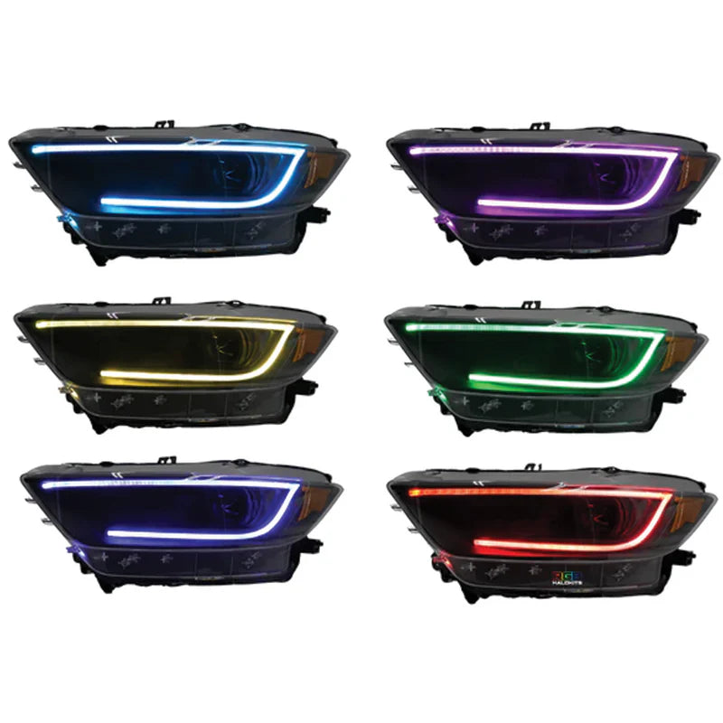 Ford Mustang: Multicolor Headlights (2015-2017) | XB Morimoto
