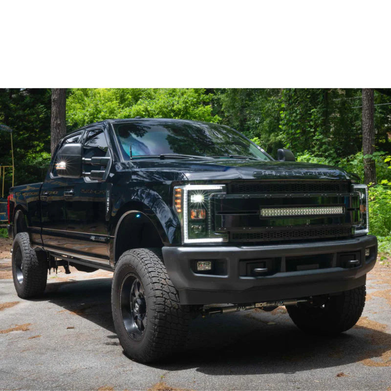Ford Super Duty: Multicolor Flow Series Headlights (2017-2019) | XB Hybrid Morimoto