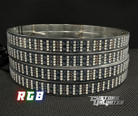 Dream Chasing Color Changing  Quad Row Wheel Lights