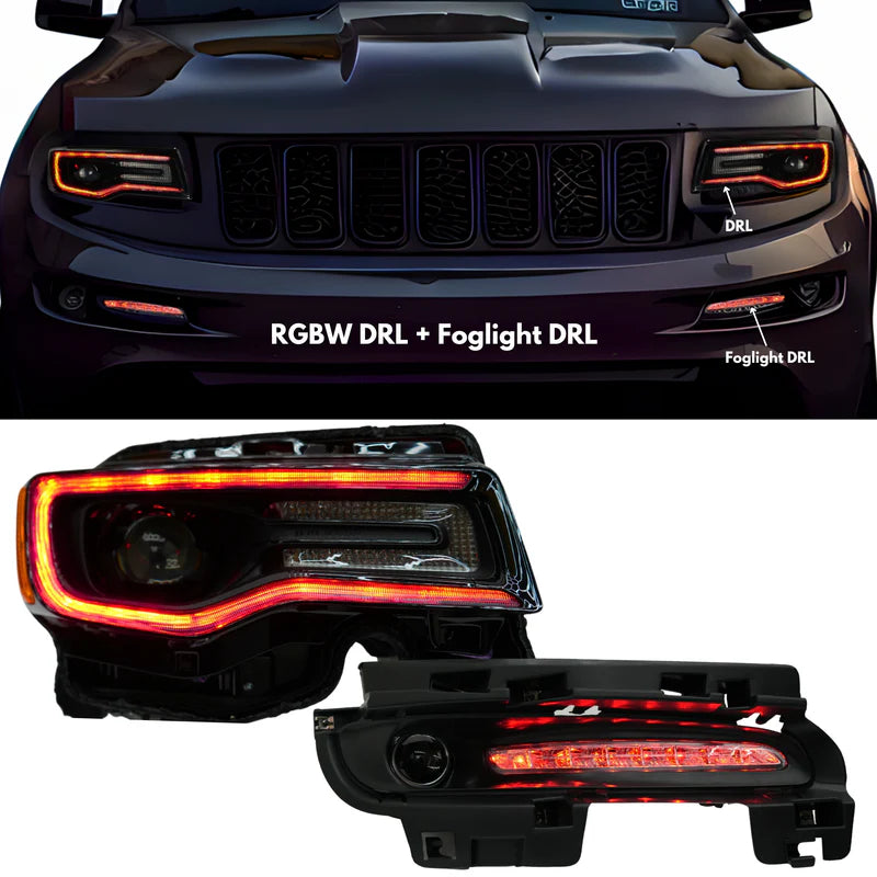 Jeep Grand Cherokee Multicolor DRL Boards (2014-2021)