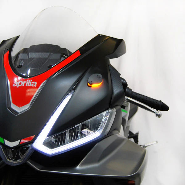 Aprilia RSV4 Mirror Block Off Turn Signals (2021-Present)