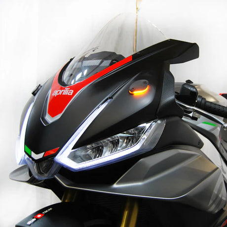 Aprilia RSV4 Mirror Block Off Turn Signals (2021-Present)