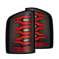 07-13 Chevy Silverado LUXX-Series LED Tail Lights Black-Red (OPEN BOX)