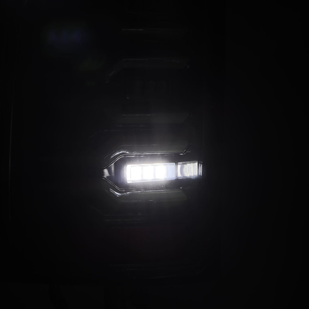 07-13 Chevy Silverado LUXX-Series LED Tail Lights Alpha-Black