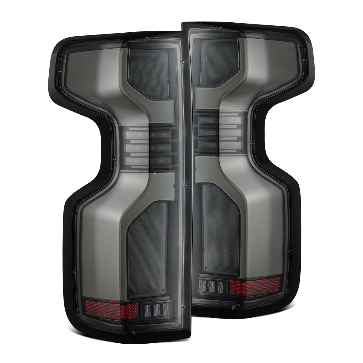 19-25 Chevrolet Silverado 1500 / 20-23 Silverado 2500HD/3500HD LUXX-Series LED Tail Lights Alpha-Black
