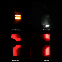 19-25 Chevrolet Silverado 1500 / 20-25 Silverado 2500HD/3500HD LUXX-Series LED Tail Lights Black