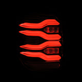 10-23 Toyota 4Runner LUXX-Series LED Tail Lights Black-Red