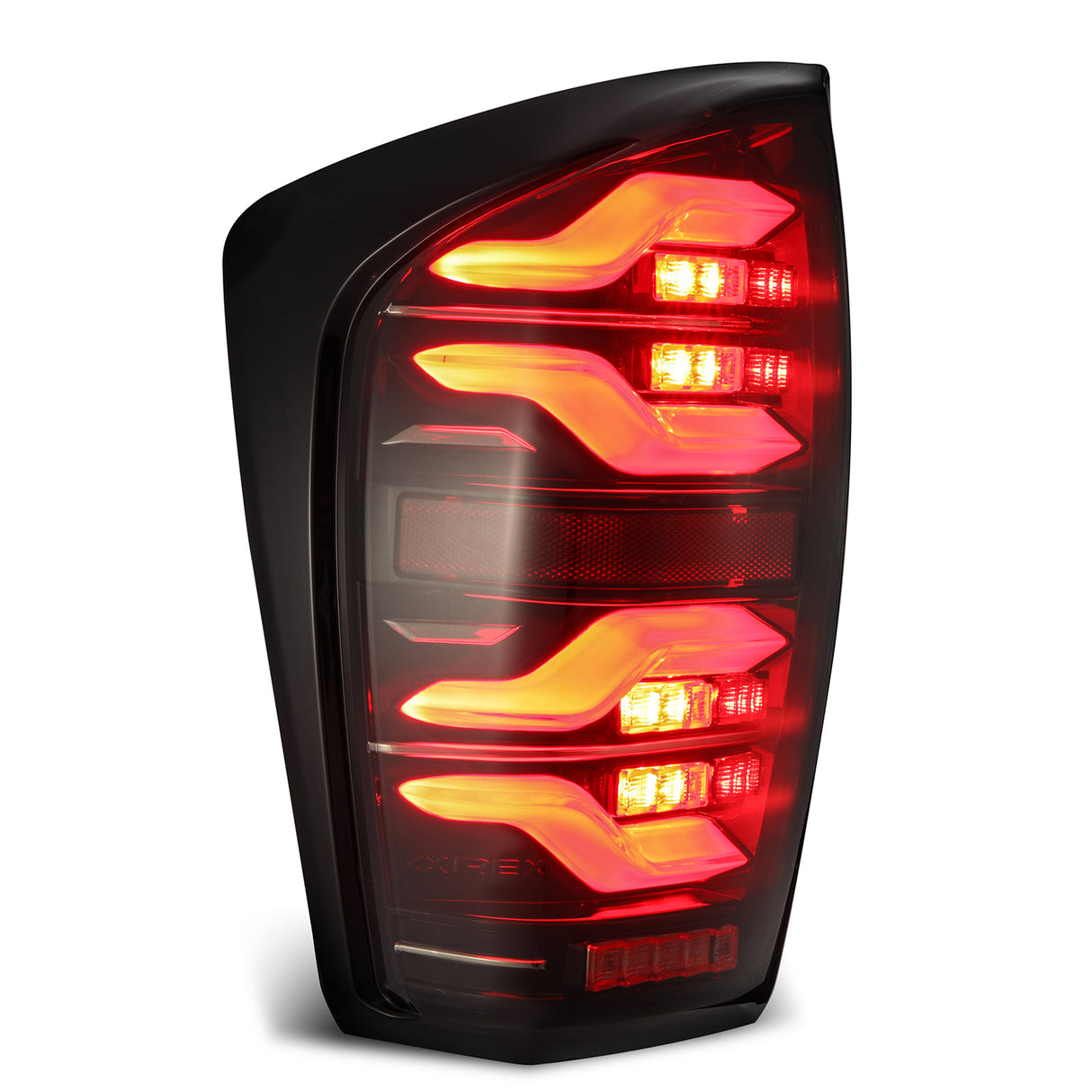 16-23 Toyota Tacoma LUXX-Series LED Tail Lights Black-Red