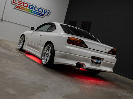 Red LED Flexible Slimline Car Underbody Lighting Kit