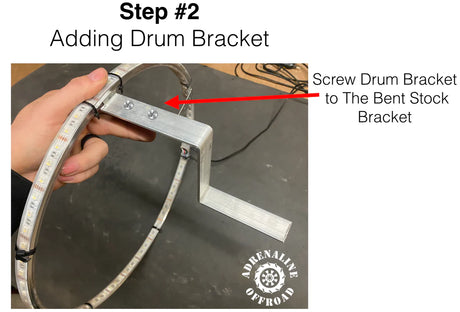 Drum Brake Mounting Kit (Wheel Lights)