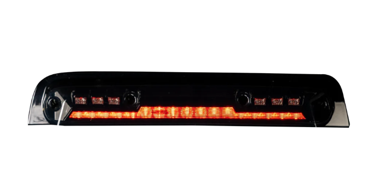 Dodge 19-24 RAM 1500 Red LED 3rd Brake Light Kit with White LED Cargo Lights and Clear Lens