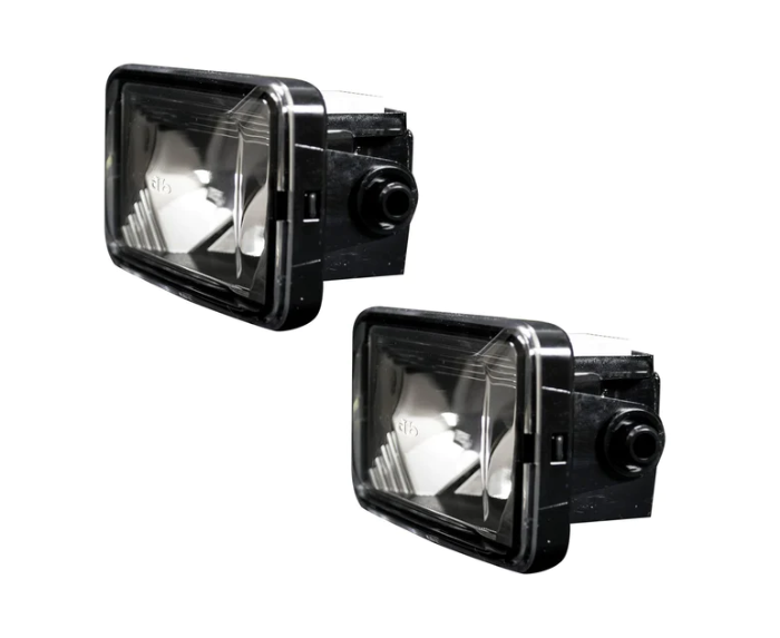 Ford F-150 15-20 (Excluding RAPTOR) White LED Fog Lights 2-Piece Set Smoked & Black