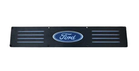 Ford F150 09-14 & SVT Raptor 10-14 Illuminated Door Sill Black Finish Blue Illumination