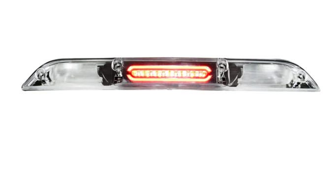 Ford Super Duty F250/350/450/550 17-20 3rd Brake Light - Does NOT Fit Models with OEM Cargo Bed Camera - CREE XML LEDs in Clear Lens