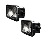 Ford SUPERDUTY 17-21 F-250 F-350 F-450 F-550 White LED Fog Lights 2-Piece Set Smoked & Black