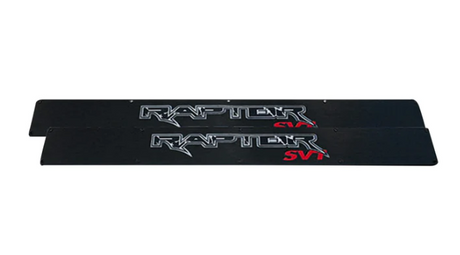 Ford SVT Raptor 10-14 Illuminated Door Sill Black Finish Blue Illumination