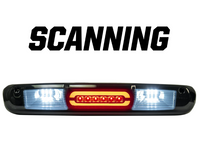 GMC Sierra & Chevy Silverado 07-13 3rd Brake Light Kit Ultra High Power Scanning Red LED with White XML Cargo Lights SMOKED LENS (OPEN BOX)