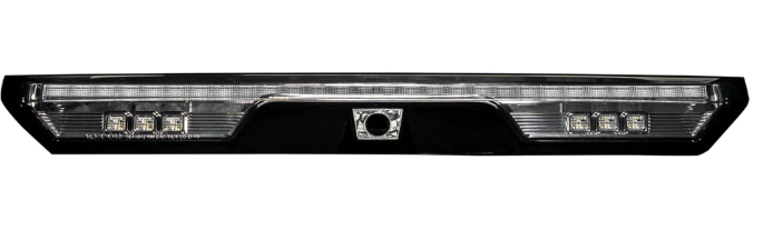 GMC Sierra & Chevy Silverado 2500/3500 20-24 3rd Brake Light Kit in Clear (For Cargo Bed Camera Models Only)