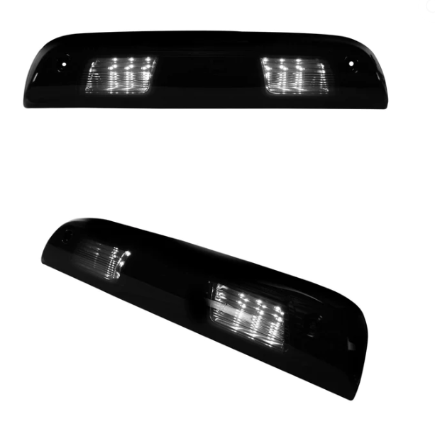 GMC Sierra & Chevy Silverado 3rd GEN 14-19 2500/3500 Red LED 3rd Brake Light Kit with White LED Cargo Lights with Smoked Lens