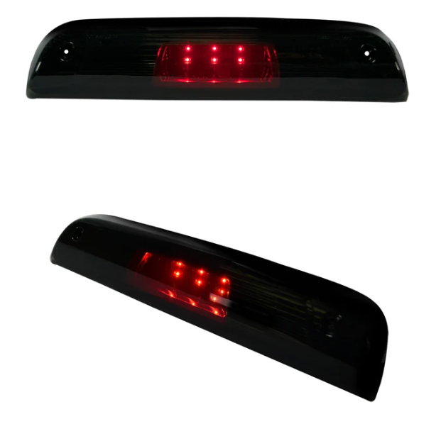 GMC Sierra & Chevy Silverado 3rd GEN 14-19 2500/3500 Red LED 3rd Brake Light Kit with White LED Cargo Lights with Smoked Lens