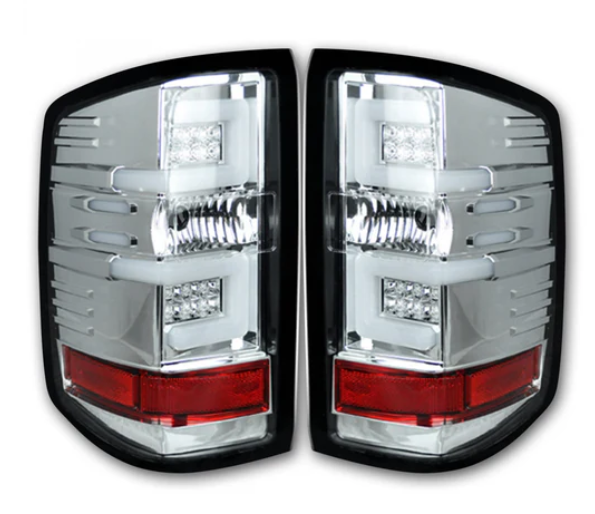 Chevrolet Silverado 2500/3500 14-19 (Replaces OEM Halogen ONLY) Tail Lights OLED in Clear