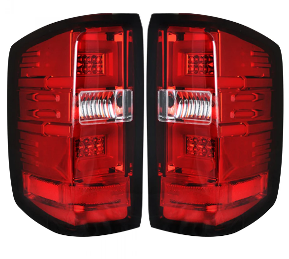 Chevrolet Silverado 2500/3500 14-19 (Replaces OEM Halogen ONLY) Tail Lights OLED in Red