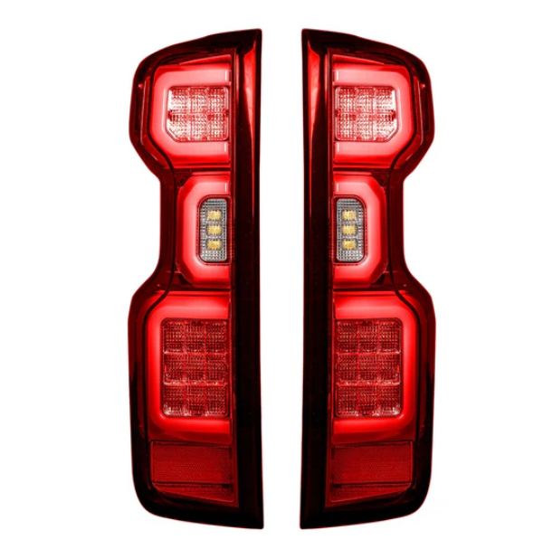 Chevrolet Silverado 2500/3500 20-23 (Replaces OEM Halogen) Tail Lights OLED Red