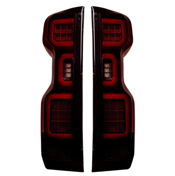 Chevrolet Silverado 2500/3500 20-23 (Replaces OEM Halogen) Tail Lights OLED Red Smoked