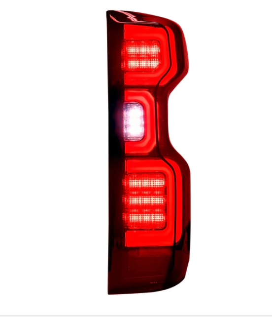 Chevrolet Silverado 2500/3500 20-23 (Replaces OEM Halogen) Tail Lights OLED Red Smoked