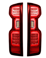 Chevrolet Silverado 2500/3500 20-23 (Replaces OEM LED) Tail Lights OLED Red