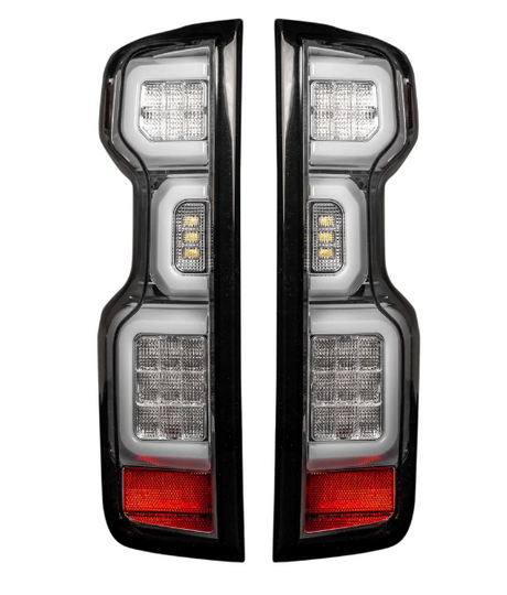 Chevrolet Silverado 2500/3500 20-23 Replaces OEM Halogen Tail Lights OLED Clear