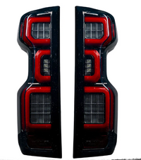 Chevy Silverado 2500/3500 20-23 Ultra Bright OLED Tail Lights (Replaces Factory/OEM LED Tail Lights Only) SMOKED LENS (OPEN BOX)