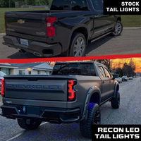 Chevy Silverado 2500/3500 20-23 Ultra Bright OLED Tail Lights (Replaces Factory/OEM LED Tail Lights Only) SMOKED LENS (OPEN BOX)