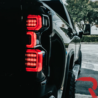 Chevy Silverado 2500/3500 20-23 Ultra Bright OLED Tail Lights (Replaces Factory/OEM LED Tail Lights Only) SMOKED LENS (OPEN BOX)