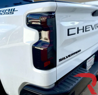Chevy Silverado 2500/3500 20-23 Ultra Bright OLED Tail Lights (Replaces Factory/OEM LED Tail Lights Only) SMOKED LENS (OPEN BOX)