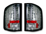 Chevrolet Silverado Dually 07-14 & GMC Sierra Dually 07-14 Tail Lights LED Clear