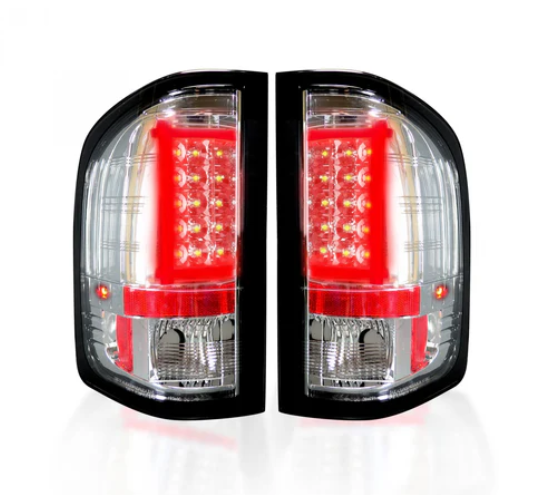 Chevrolet Silverado Dually 07-14 & GMC Sierra Dually 07-14 Tail Lights OLED in Clear