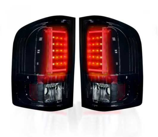 Chevrolet Silverado Dually 07-14 & GMC Sierra Dually 07-14 Tail Lights OLED in Red