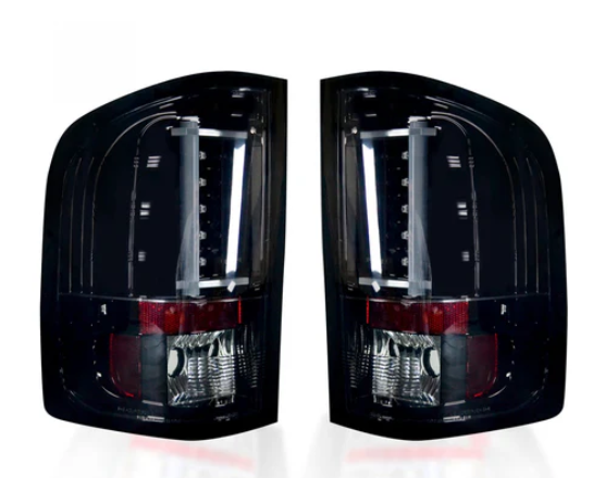 Chevrolet Silverado Dually 07-14 & GMC Sierra Dually 07-14 Tail Lights OLED in Smoked