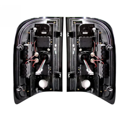 Chevrolet Silverado Dually 07-14 & GMC Sierra Dually 07-14 Tail Lights OLED in Smoked