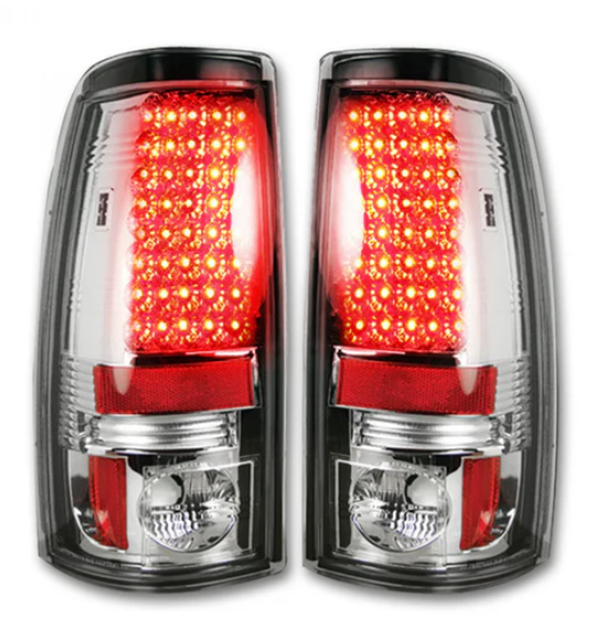 Chevy Silverado & GMC Sierra 99-07 tail Lights LED in Clear