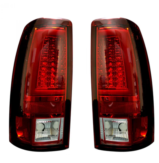 Chevy Silverado & GMC Sierra 99-07 Tail Lights LED in Red