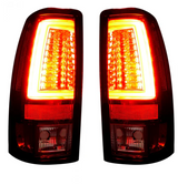 Chevy Silverado & GMC Sierra 99-07 Tail Lights LED in Red