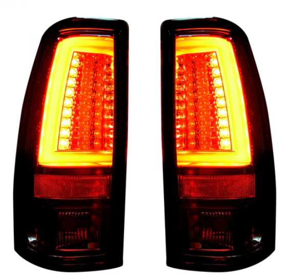 Chevy Silverado & GMC Sierra 99-07 Tail Lights LED in Smoked