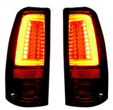 Chevy Silverado & GMC Sierra 99-07 Tail Lights LED in Smoked